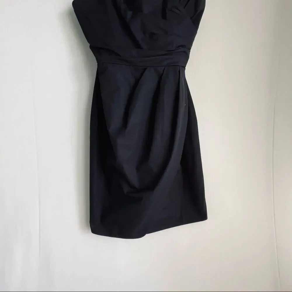J. Crew black strapless dress mini dress size 10